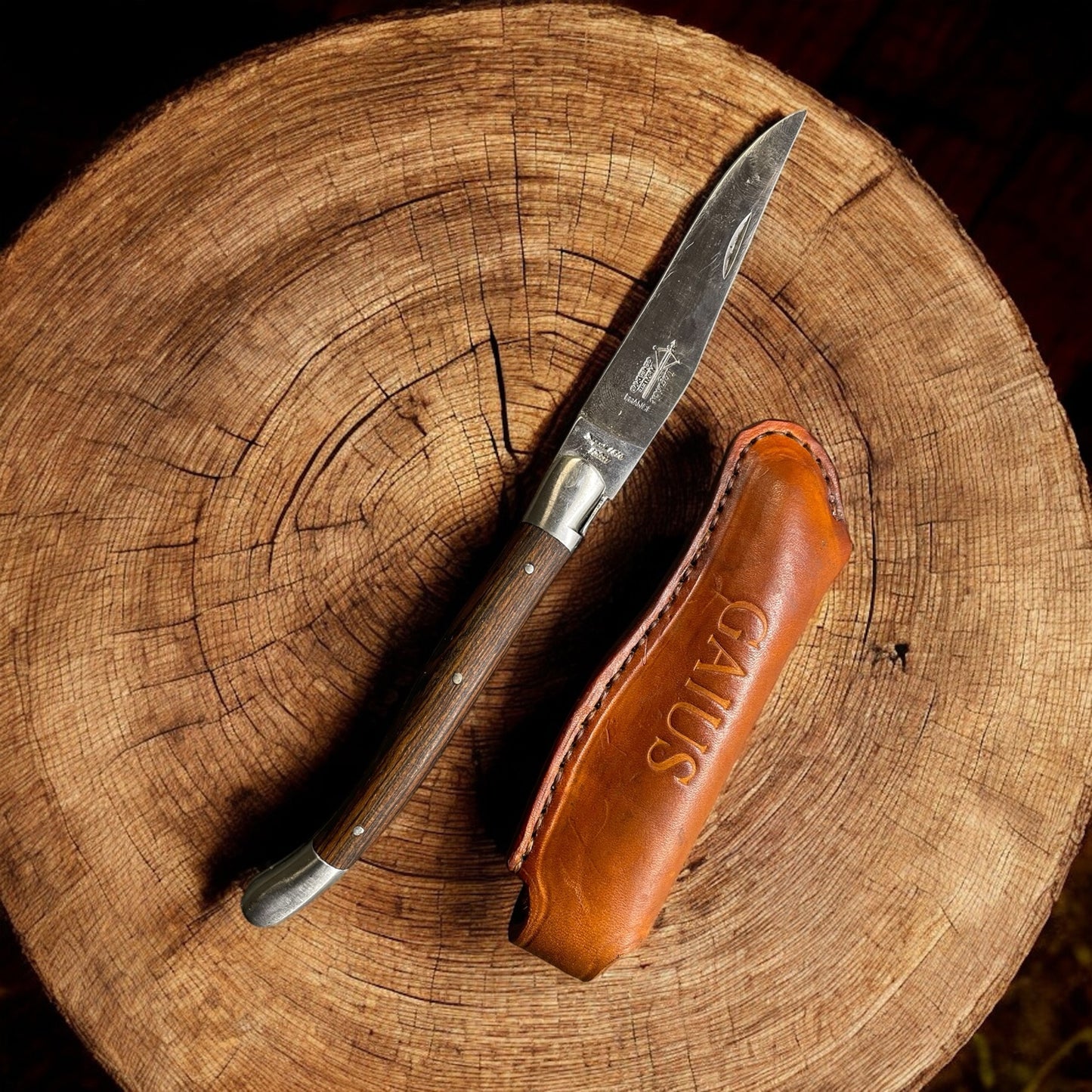 Leather Pocket Knife Sheath Pattern (DIY) – PDF Template A4/US Letter + SVG DXF (Right & Left Hand)