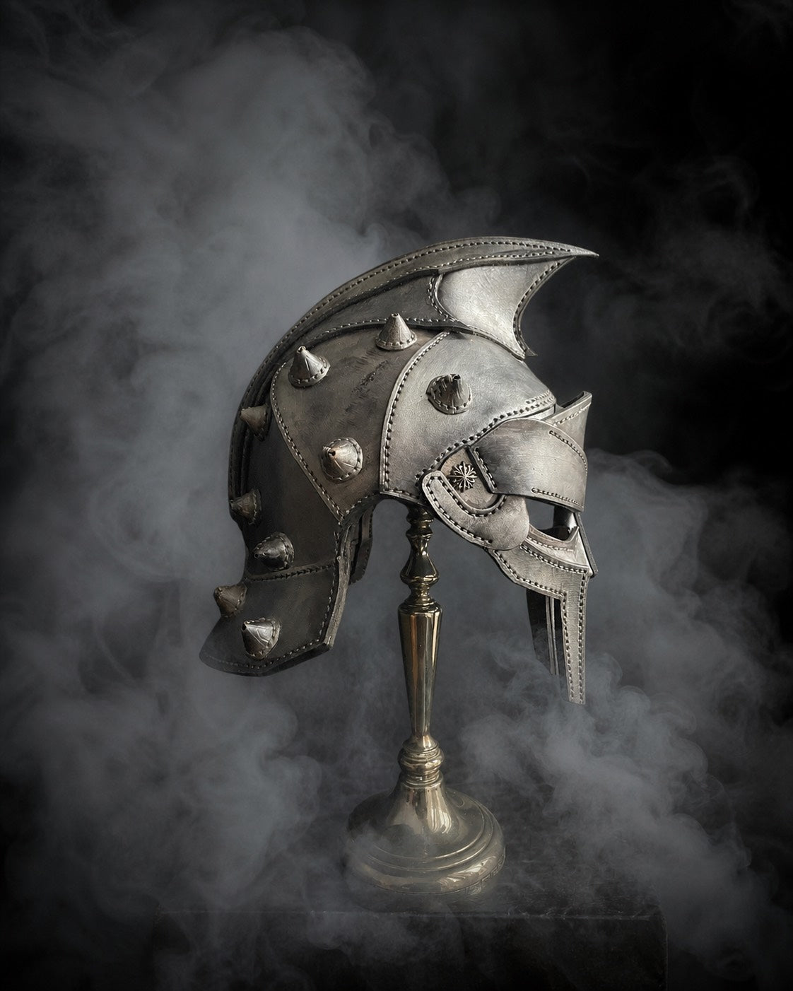 MAXIMUS GLADIATOR LEATHER HELMET PATTERN – PDF + SVG DIGITAL DOWNLOAD | Roman Arena Armor | Leathercraft Template by GAIUS LEATHERCRAFT