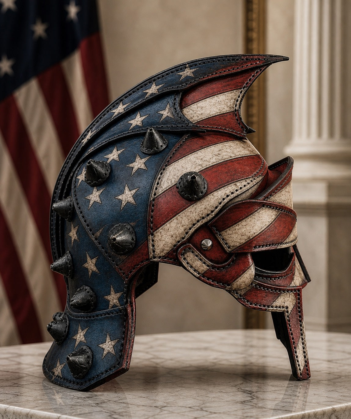 MAXIMUS GLADIATOR LEATHER HELMET PATTERN – PDF + SVG DIGITAL DOWNLOAD | Roman Arena Armor | Leathercraft Template by GAIUS LEATHERCRAFT
