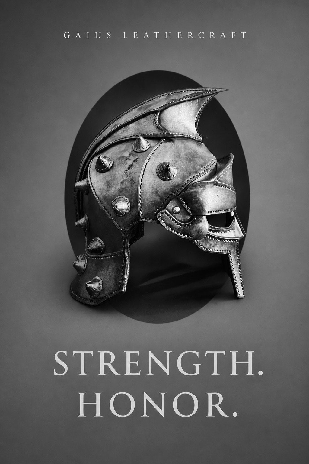 MAXIMUS GLADIATOR LEATHER HELMET PATTERN – PDF + SVG DIGITAL DOWNLOAD | Roman Arena Armor | Leathercraft Template by GAIUS LEATHERCRAFT