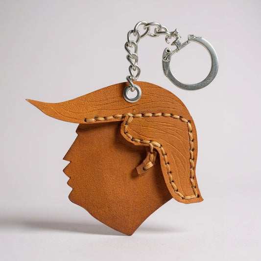 Trump Leather Keychain Pattern Bundle – PDF + SVG + DXF (SUPER EASY DIY)