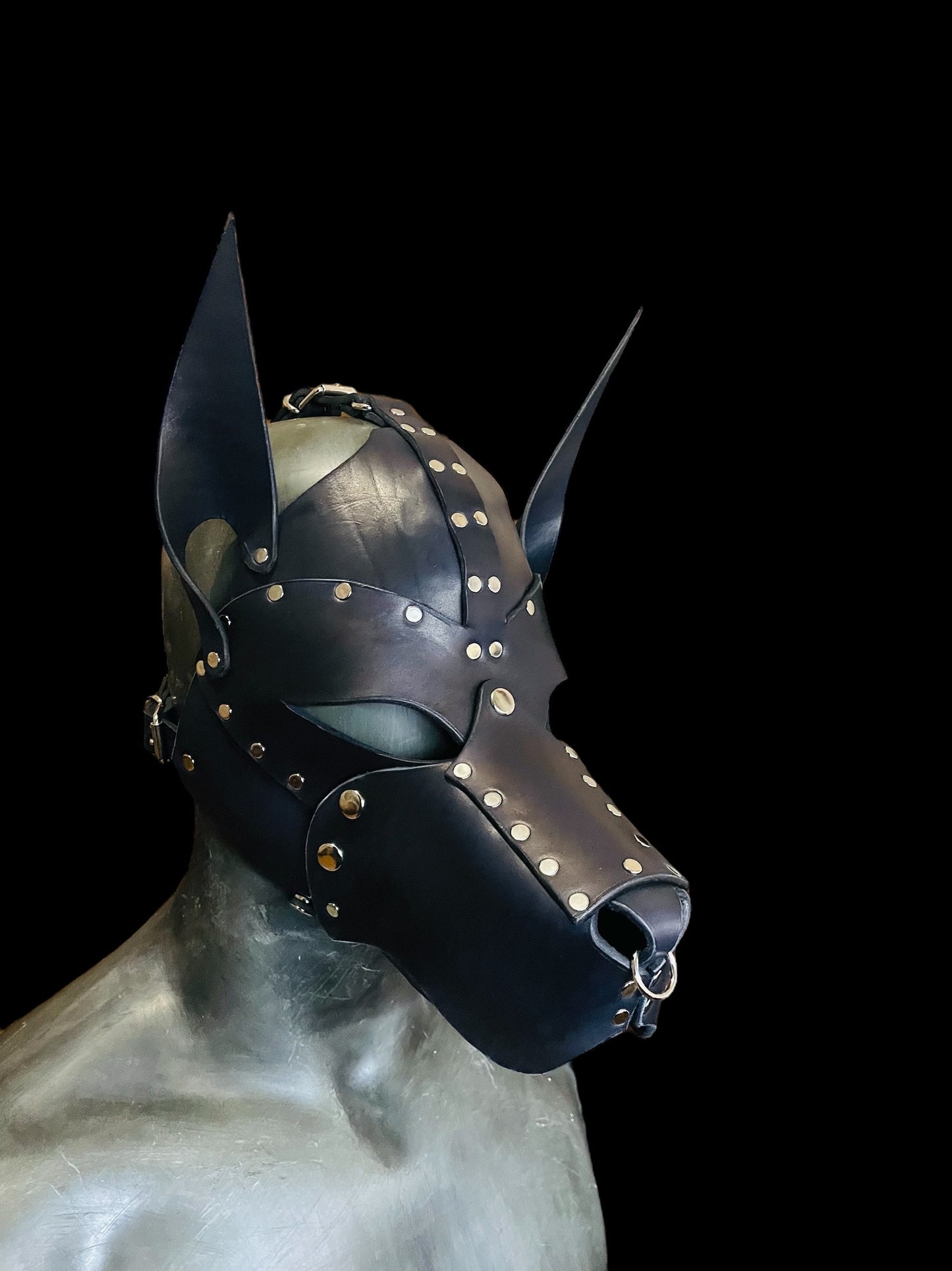 IRON WARDEN DOG MASK – Leather Pattern PDF, SVG & DXF | No Sewing Required