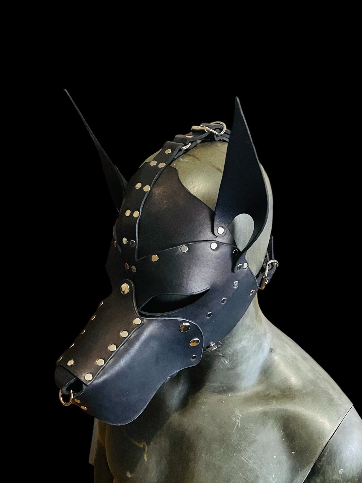 IRON WARDEN DOG MASK – Leather Pattern PDF, SVG & DXF | No Sewing Required