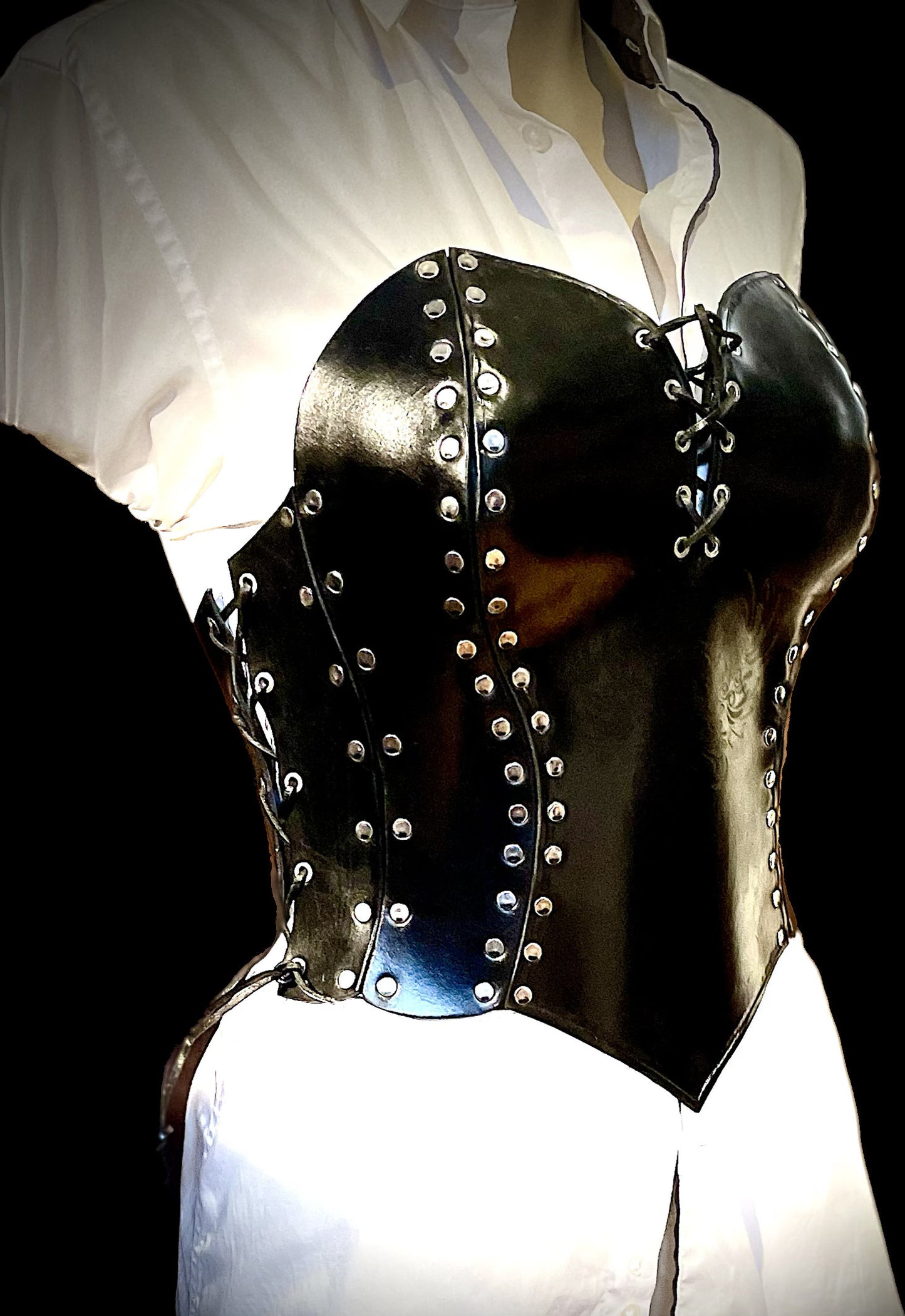 Leather Corset Pattern: DIY Steampunk Costume Template (PDF & SVG)