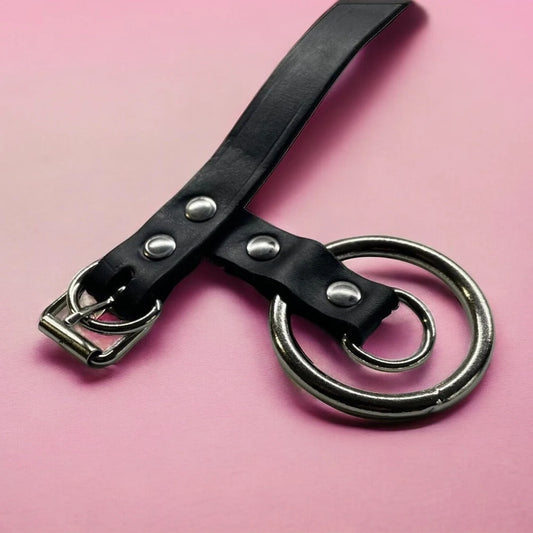 Male Leather Cock Ring - Pdf Pattern (A4) - DIY Fetish