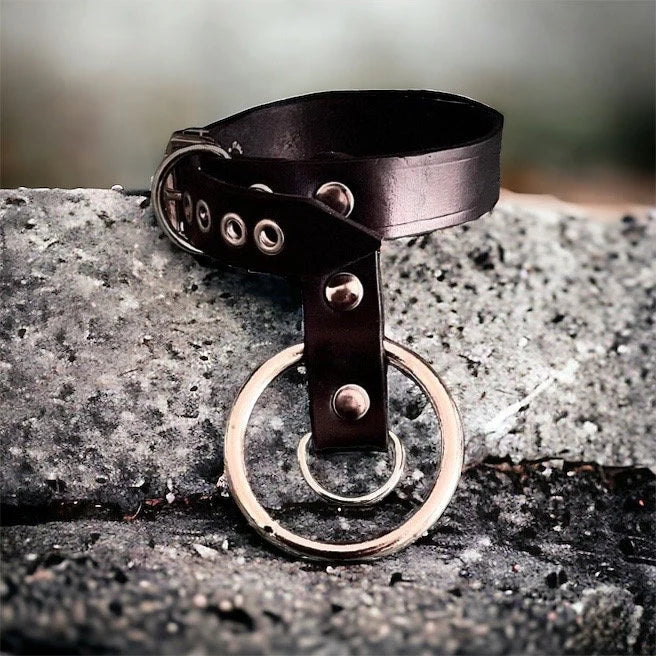 Male Leather Cock Ring - Pdf Pattern (A4) - DIY Fetish