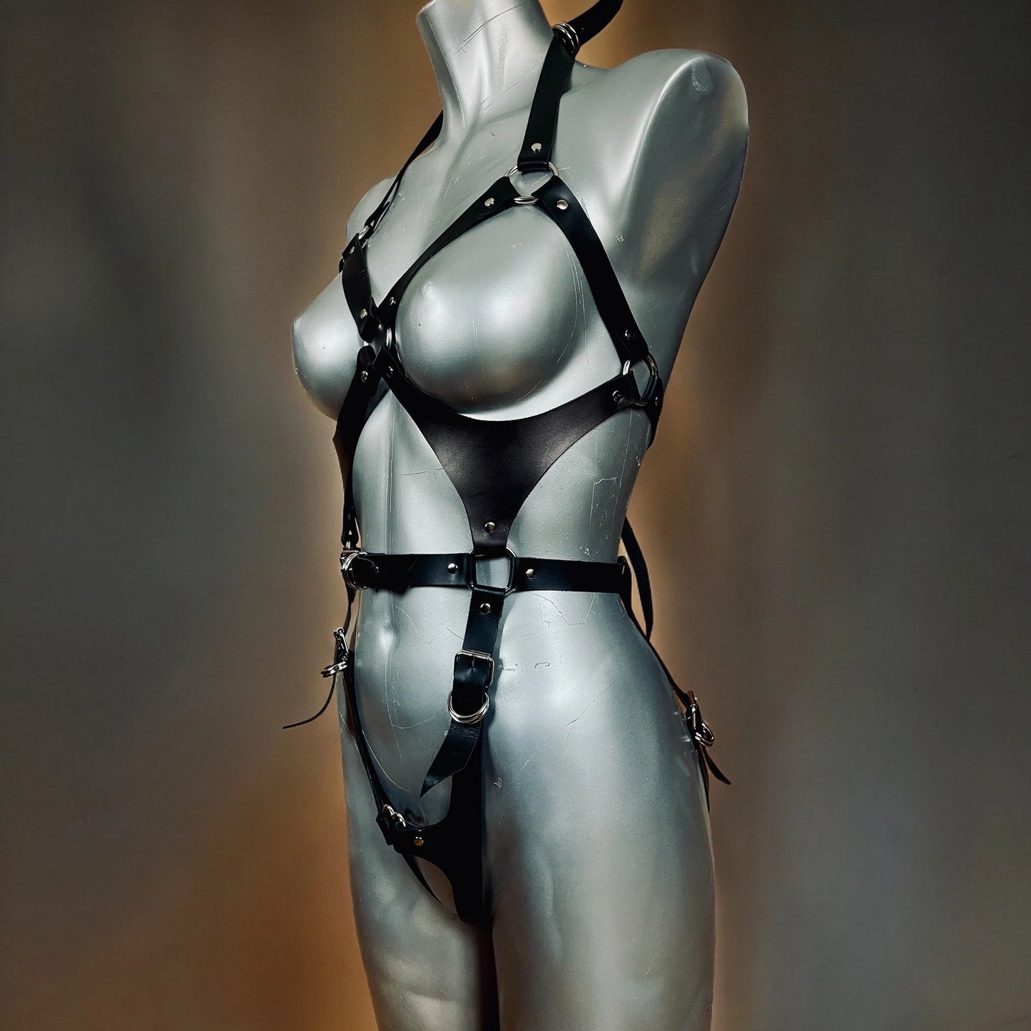Leather BDSM Harness Pattern: Adjustable "Bonnie" Body Harness (PDF Download)