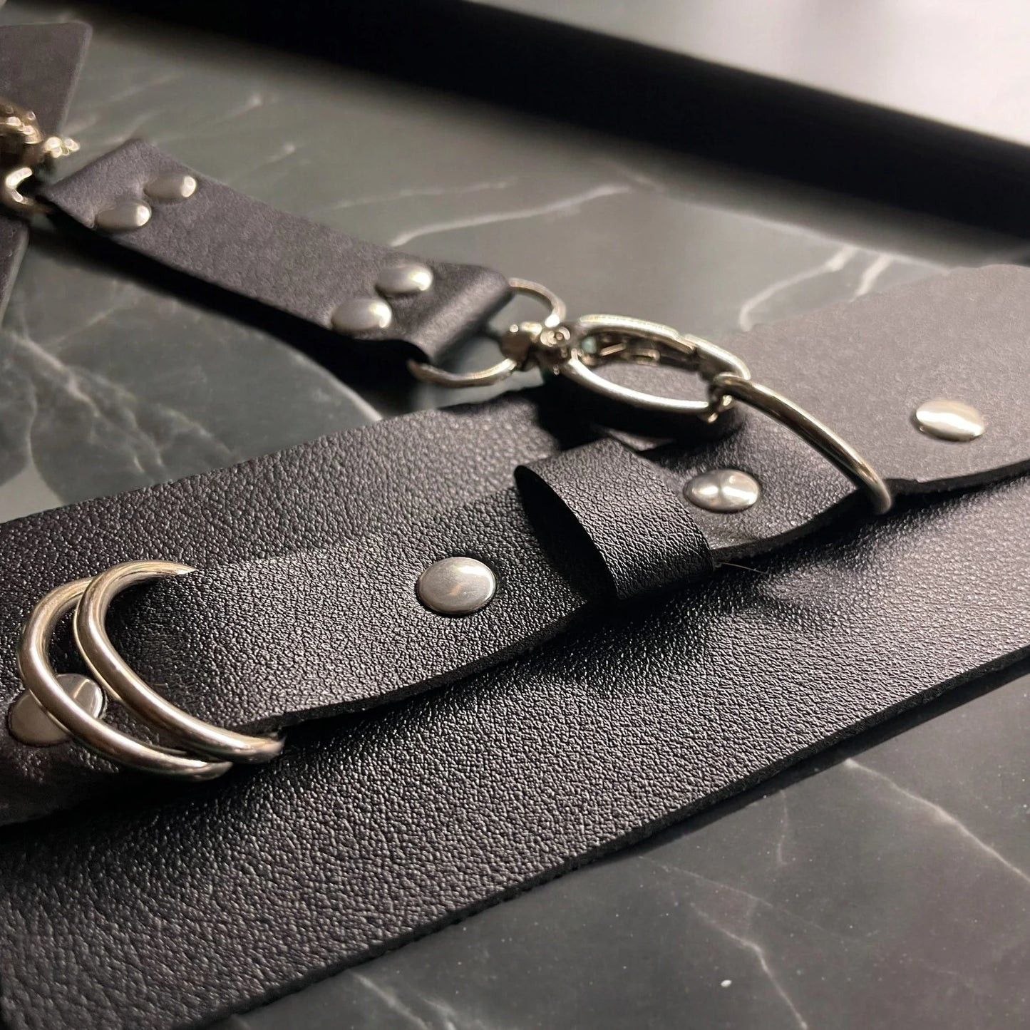 Bdsm Body Harness + Handcuffs Leather pattern - A4 Us Letter Pdf File
