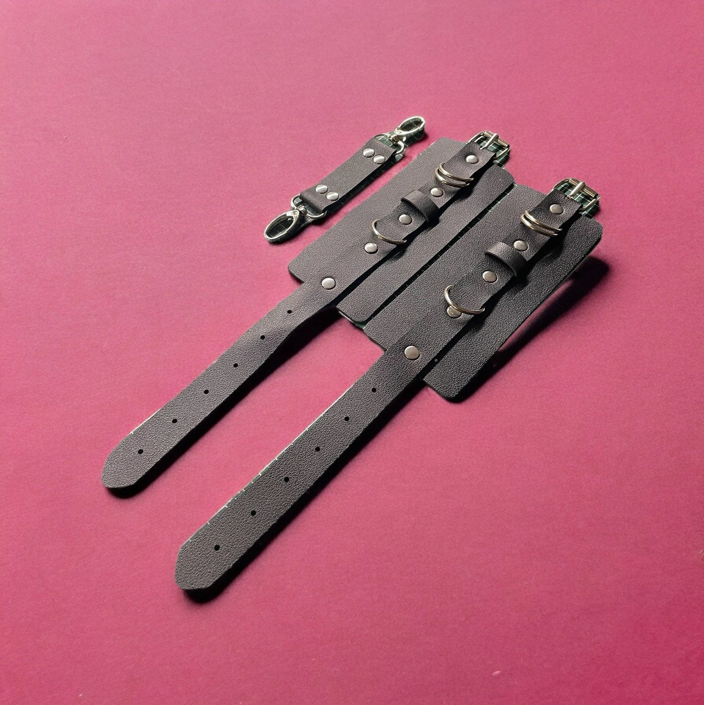 Bdsm Body Harness + Handcuffs Leather pattern - A4 Us Letter Pdf File