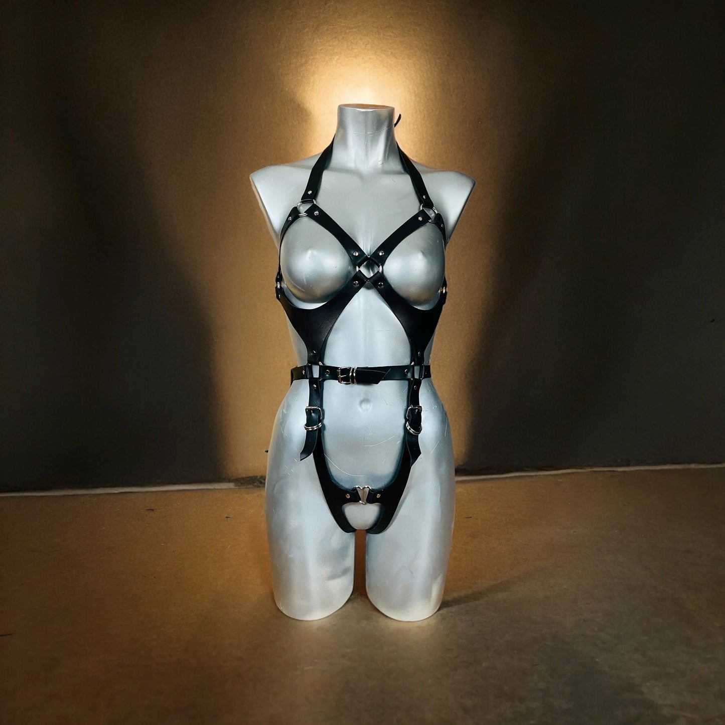 Leather BDSM Harness Pattern: Adjustable "Bonnie" Body Harness (PDF Download)