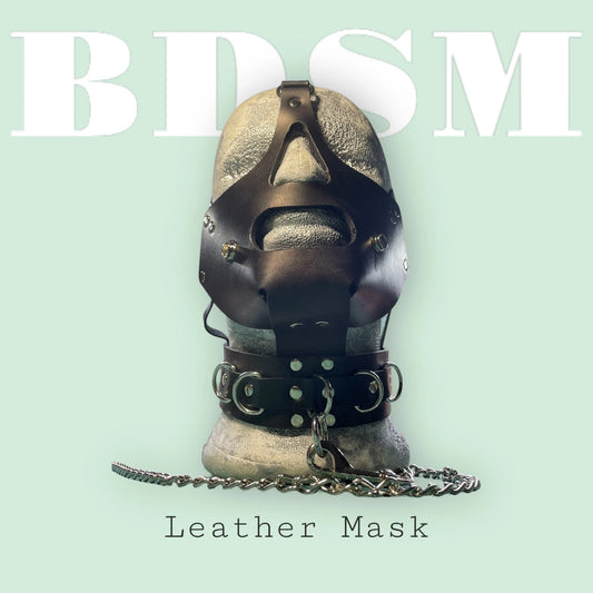 Bdsm Leather Mask Pattern PDF, Svg & Dxf – Easy DIY – Adjustable Size – A4 and Us Letter – Digital Download
