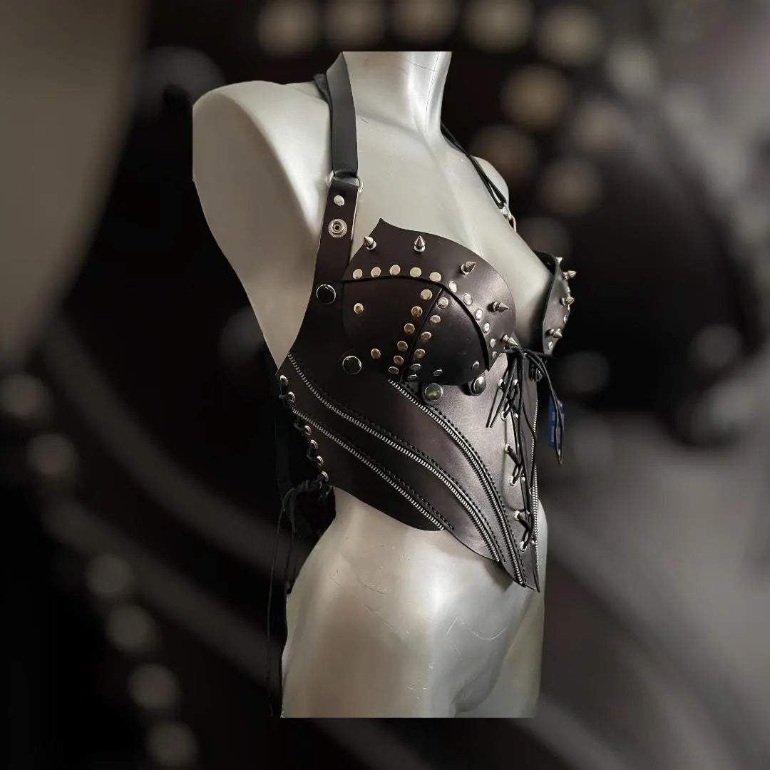Blackshark Corset Pattern – PDF, Svg, Dxf Files – DIY Leather Corset Sewing Template – A4 & US Letter – Digital Download