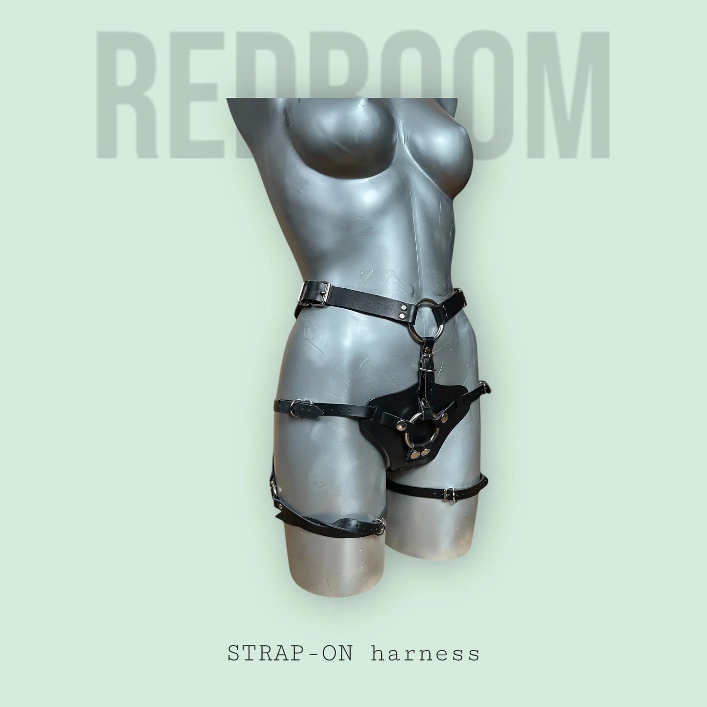 Strap-On Harness Pattern Pdf, Svg, Dxf – Leather O-Ring Harness – Adjustable and Easy DIY – A4 & US Letter – Digital Download