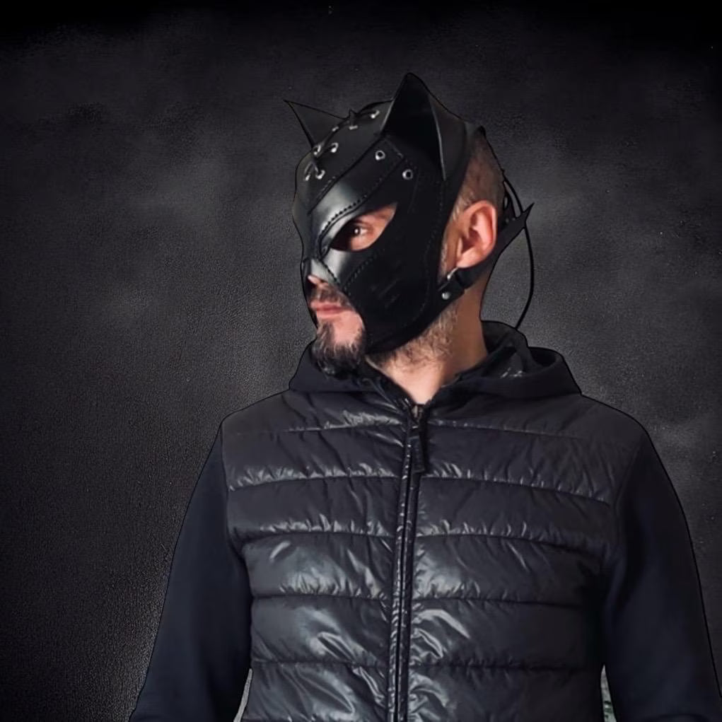Dusk Hunter Leather Mask Pattern: Cosplay DIY Template (PDF Download A4/US Letter)