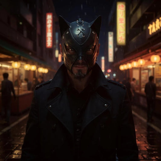 Dusk Hunter Leather Mask Pattern: Cosplay DIY Template (PDF Download A4/US Letter)