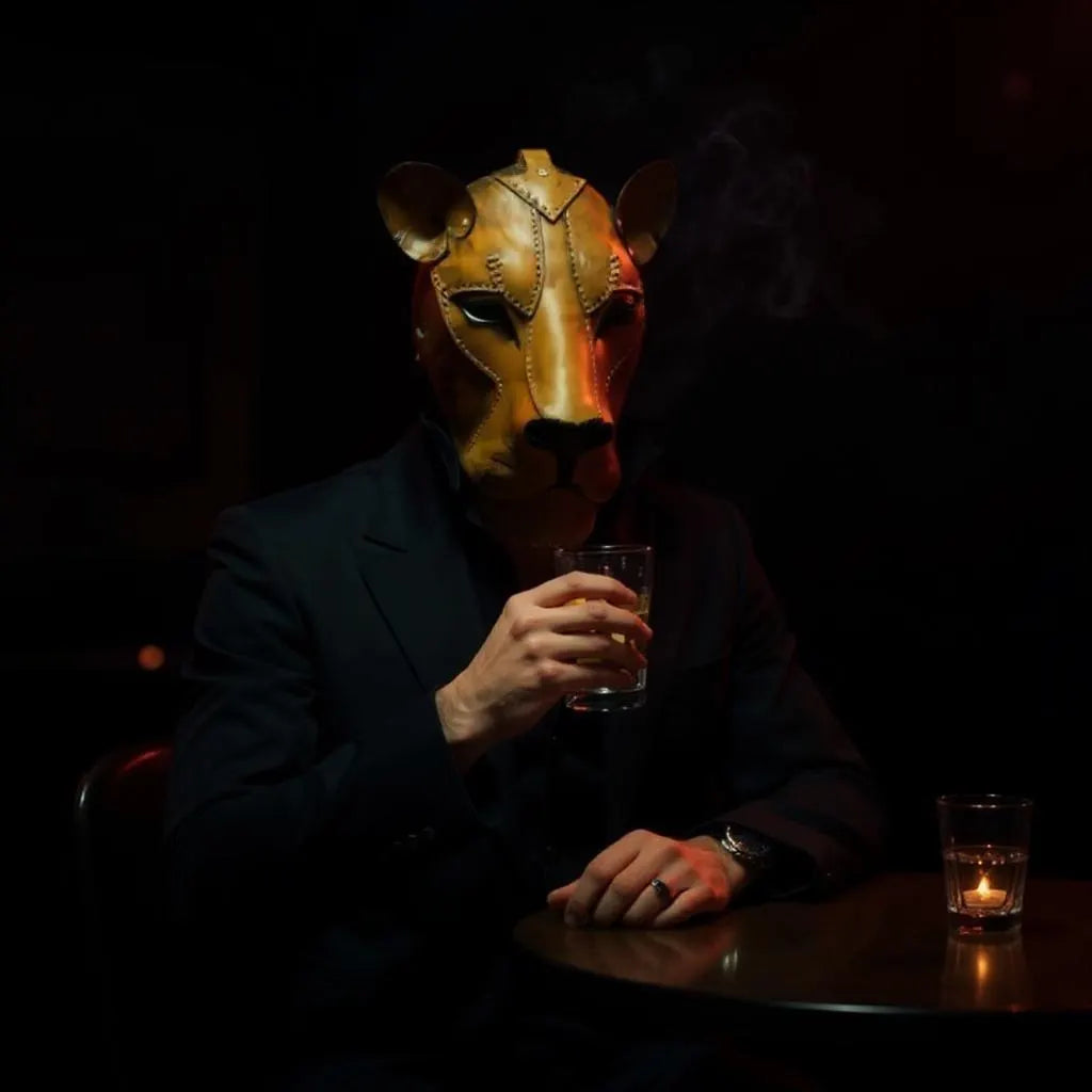 Leather Lion Mask Pattern – Adult & Child DIY Cosplay (pdf, svg, dxf)