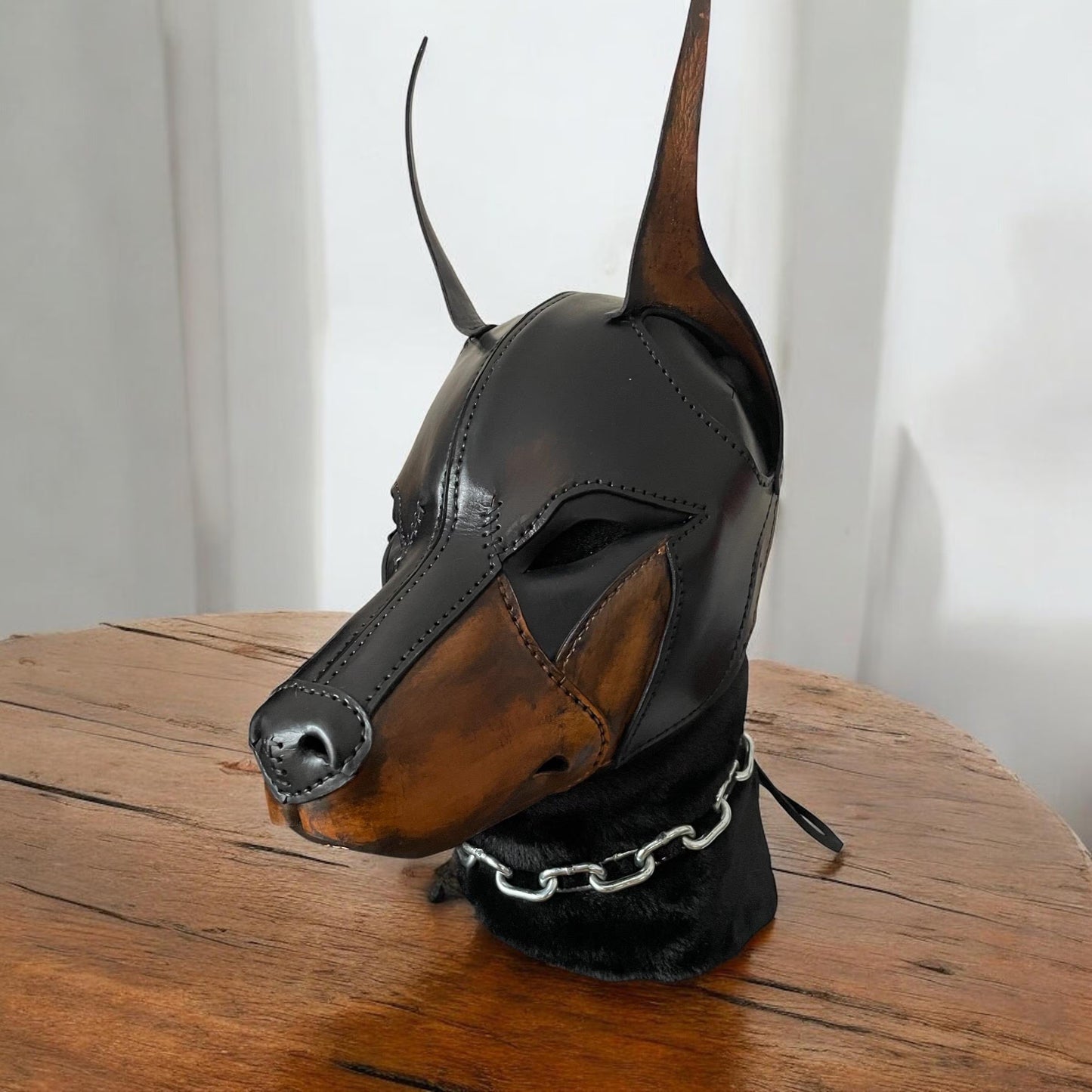 Full Leather Doberman Hood Pattern – PDF Template (Instant Download)