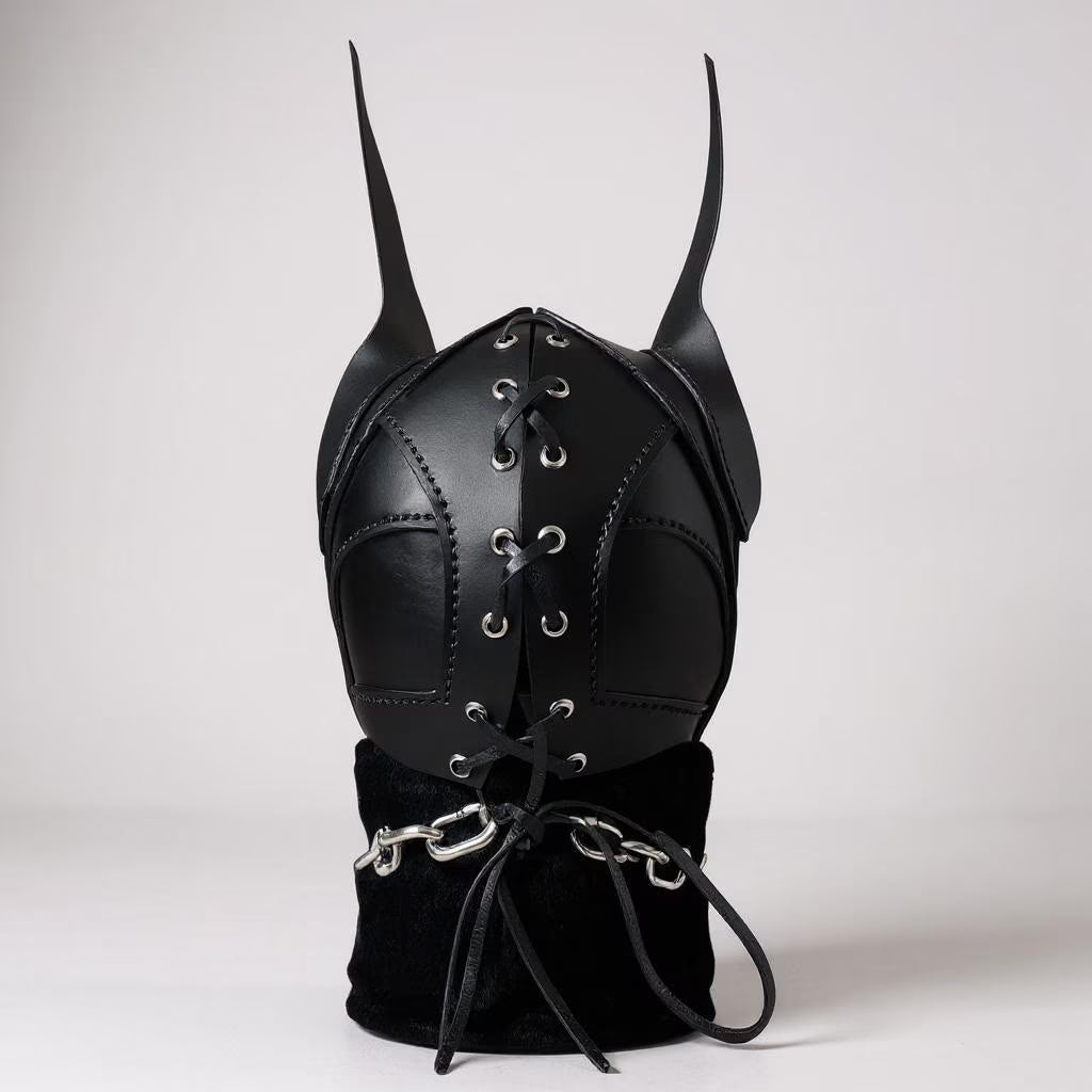 Full Leather Doberman Hood Pattern – PDF Template (Instant Download)