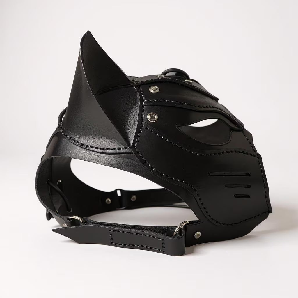 Dusk Hunter Leather Mask Pattern: Cosplay DIY Template (PDF Download A4/US Letter)