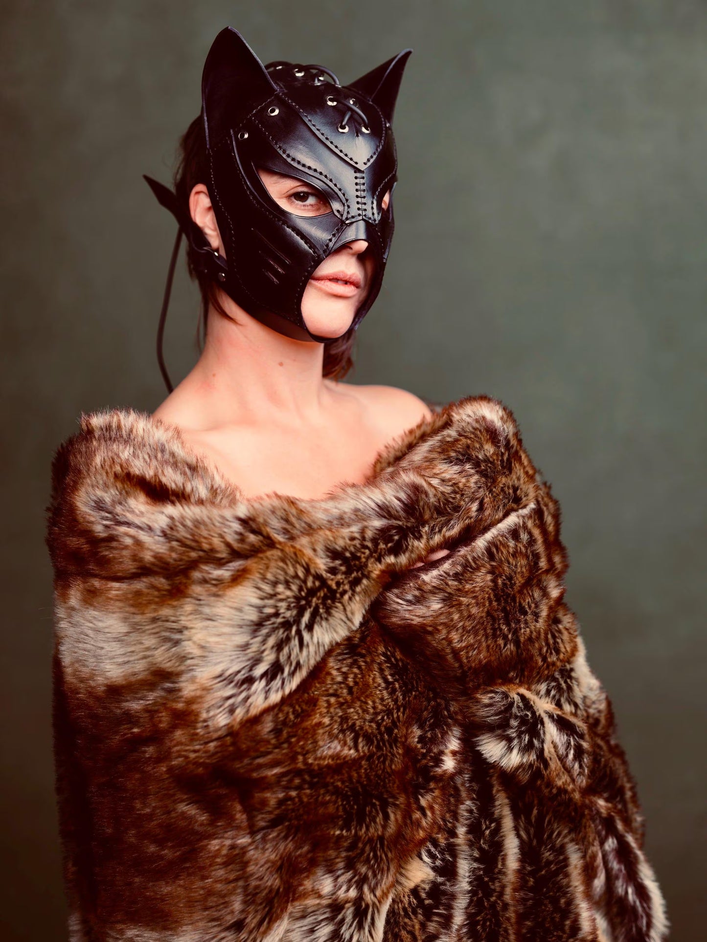 Dusk Hunter Leather Mask Pattern: Cosplay DIY Template (PDF Download A4/US Letter)